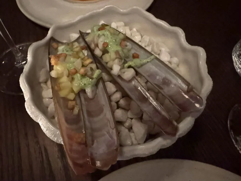 Scheermessen met munt