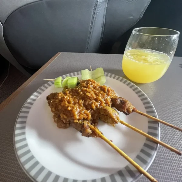 Saté ayam Singapore Airlines