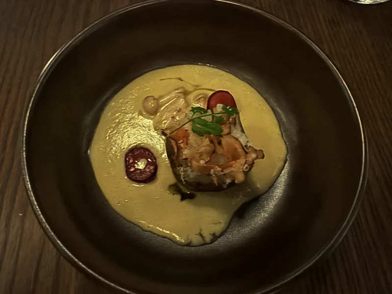 Aardpeer met macadamia