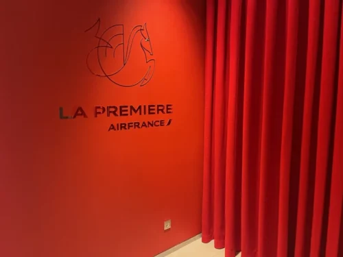 La premiere entree, veel rood