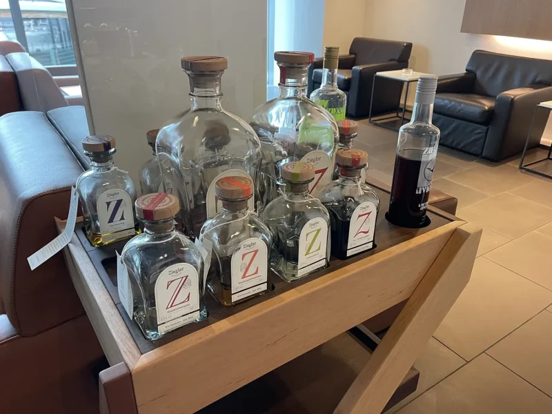 Drankjes in de cigar lounge