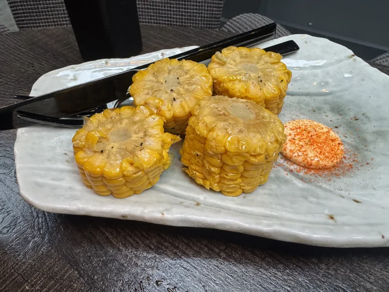 De mais was een kleine teleurstelling