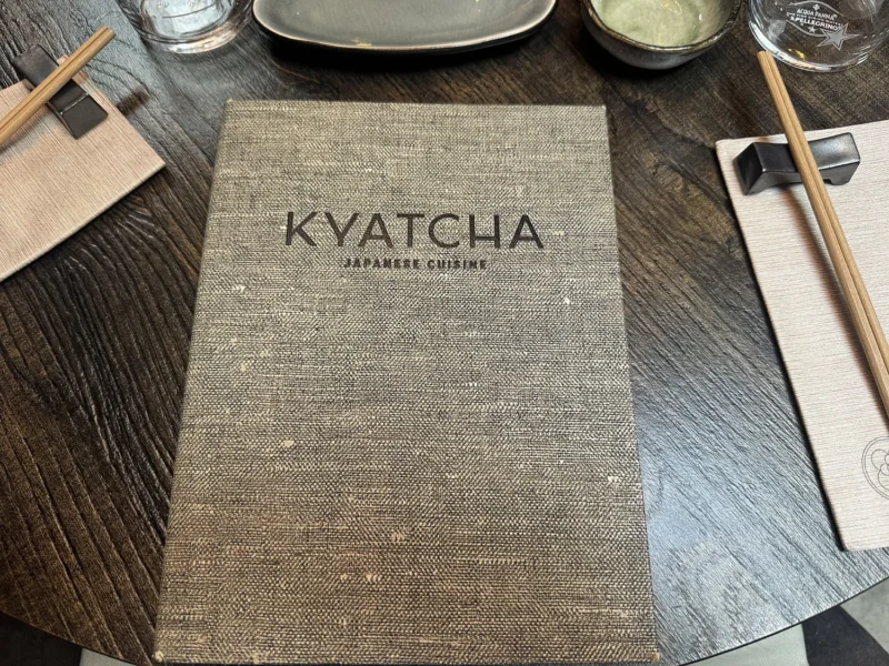 Kyatcha Den Haag menu