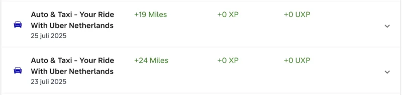 Flying Blue Miles sparen met Uber