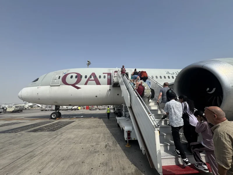 Boarden in de bloedhitte van Doha
