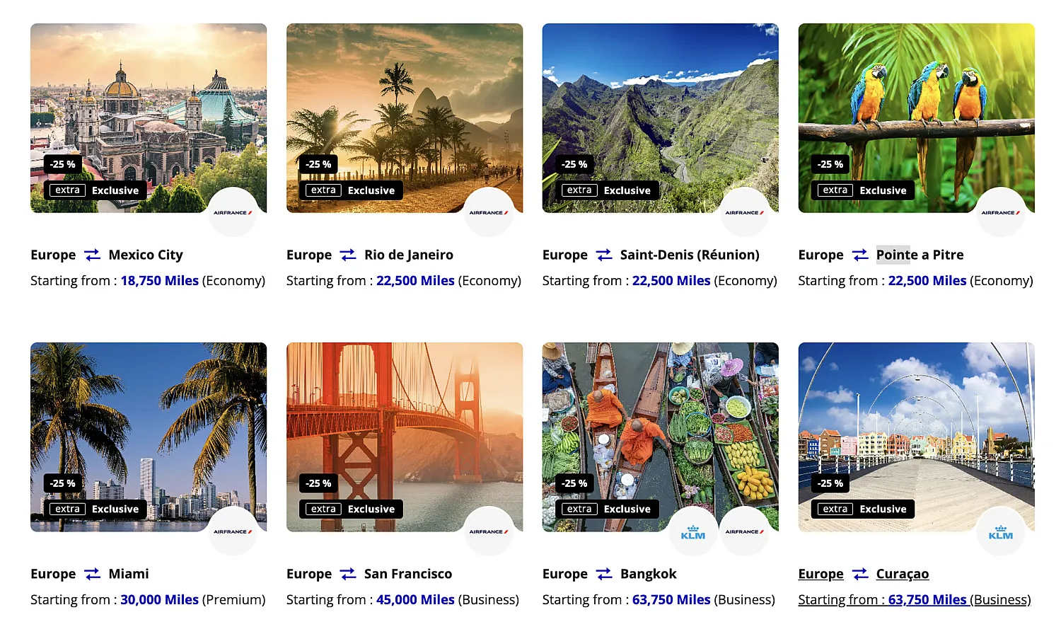 Flying Blue Extra Promo Rewards december 2025