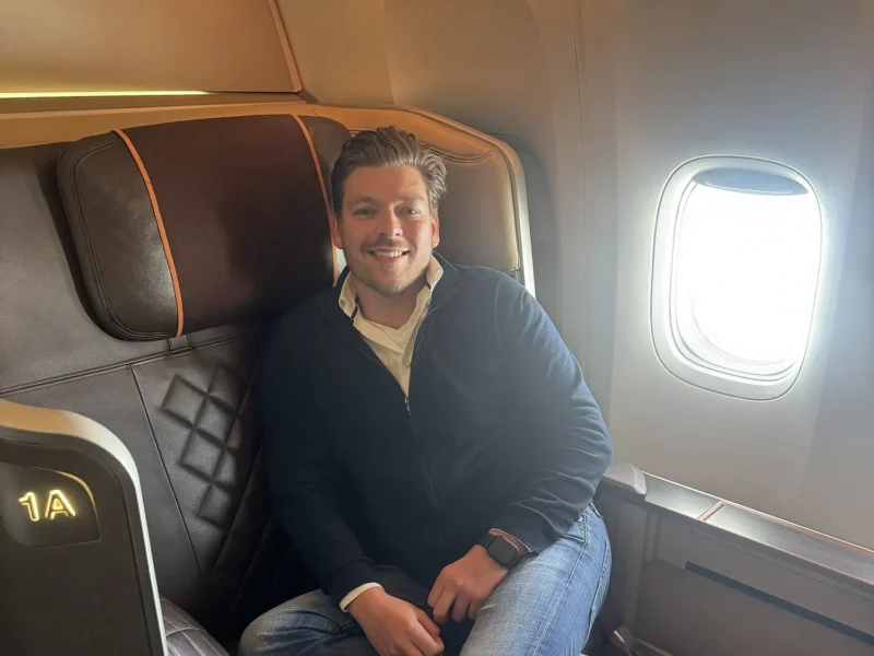 Genieten in Singapore Airlines First class