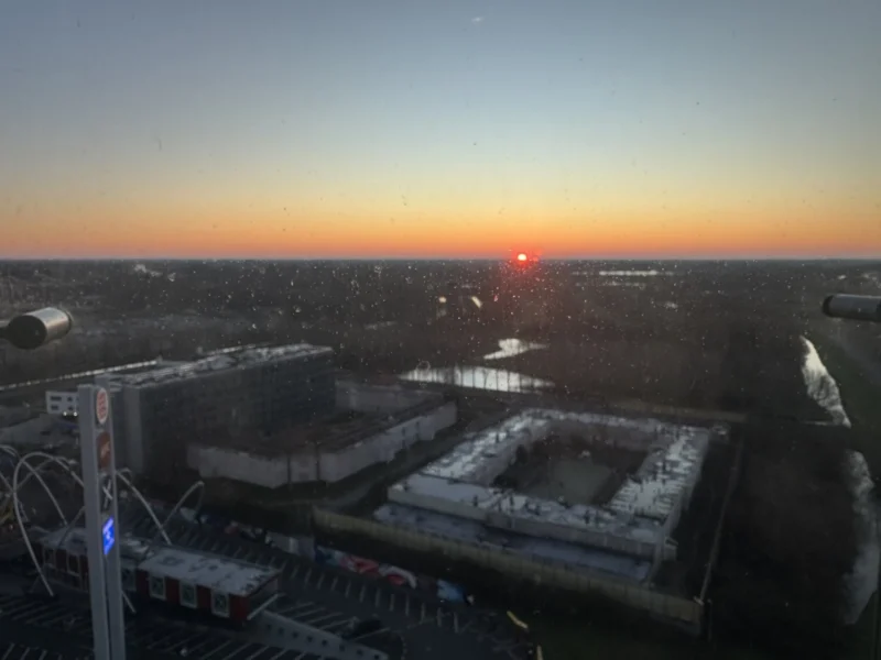 Prachtige zonsopkomst