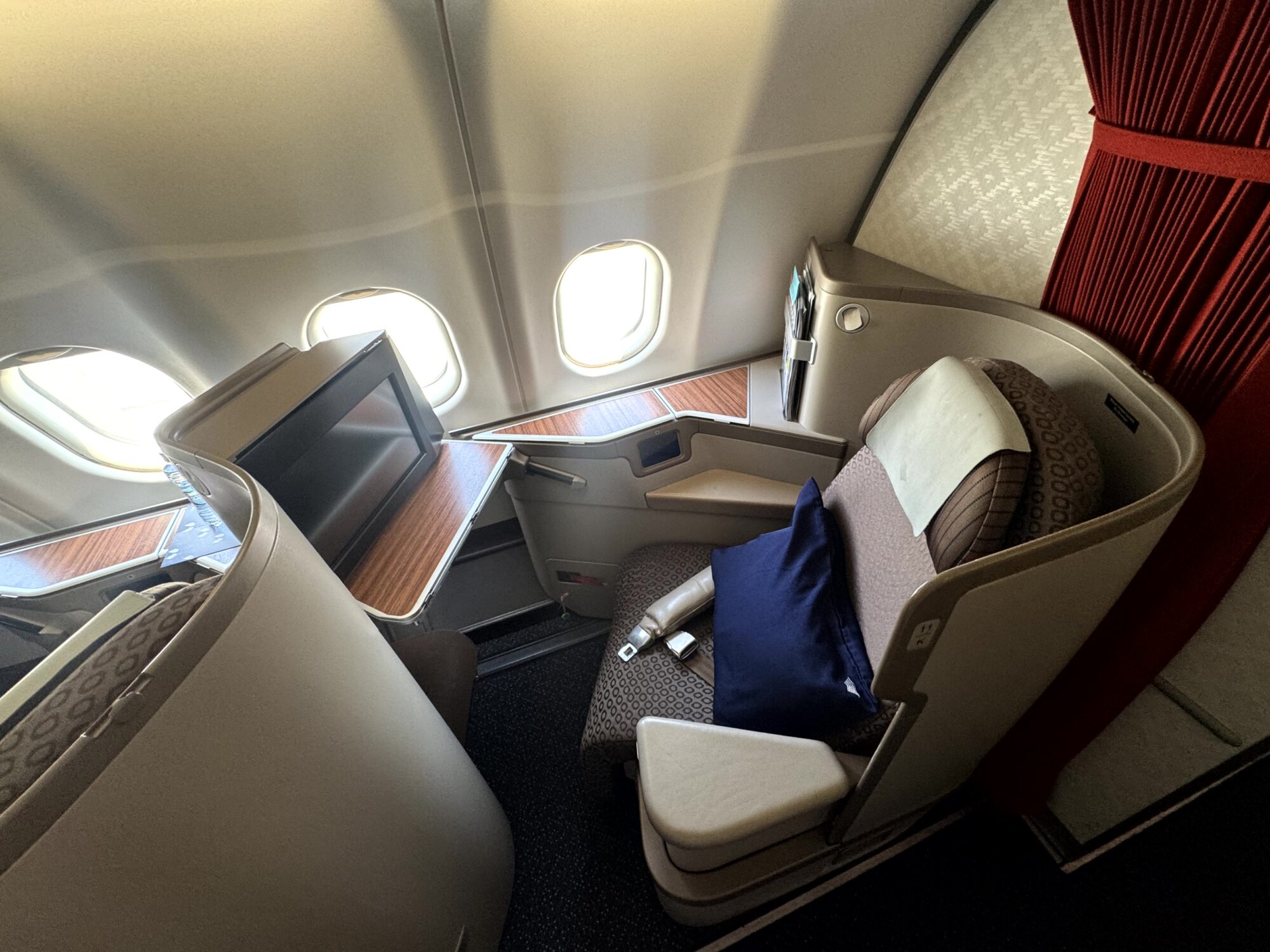 Garuda Business class stoel